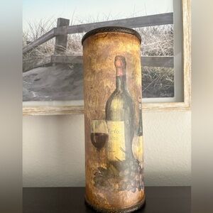 Vintage Wine Tube Bottle Holder, Storage, Gift Box